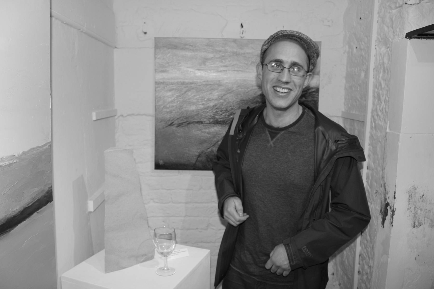 Artist at Exhibition